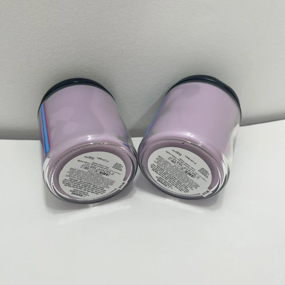 2× Bath & Body Works‎ Berry Waffle Cone Single‑Wick Candles – New Unused - Picture 3 of 4